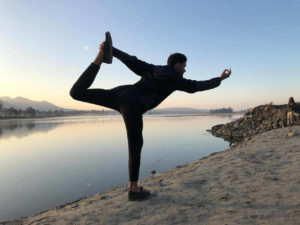 Yoga Teacher Trainee Practising Yoga